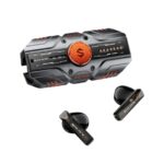 Black Shark ROKAS 3 Wireless Gaming Earbuds with Fidget Spinner Case, RGB Lighting, Ultra-Low Latency, 13mm Drivers, HiFi Stereo, 24H Battery, Black