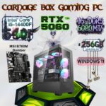 Custom Gaming PC With Intel Core i5-14400F, RTX 5060 8GB GDDR7, 16GB DDR5 6000MHz, 256GB NVMe SSD, B760M Motherboard, 650W Gold PSU, And ARGB Airflow Case