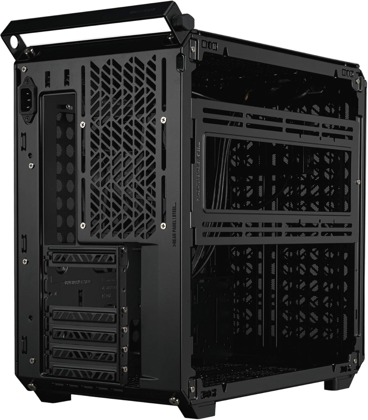Cooler Master QUBE 500 Flatpack Mid Tower PC Case With Fully Modular Design, Vertical GPU Mount, E-ATX Support, Dual 280mm Radiator Compatibility, USB Type-C | BLACK - Image 12
