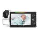 SM650 Video Baby Monitor Camera with 5” LCD Screen, 720P Video, Pan Tilt Zoom, 2.4GHz Wireless No WiFi, Night Vision, Two-Way Audio, Temperature Display - Image 2