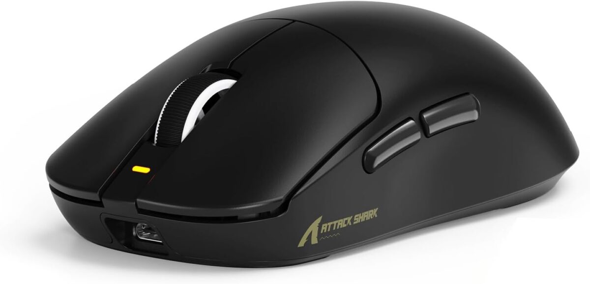 ATTACK SHARK X8SE Wireless Gaming Mouse With PAW3311 Sensor, 25,000 DPI, 1000Hz Polling Rate, Tri-Mode Connectivity, And 500mAh Battery | BLACK