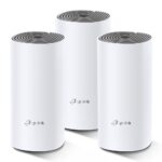 TP-Link Deco E4 AC1200 Dual-Band Whole Home Mesh Wi-Fi System With Up To 1167 Mbps, 4000 Sq Ft Coverage, MU-MIMO, Parental Controls, Router And Access Point Modes | 3 PACK