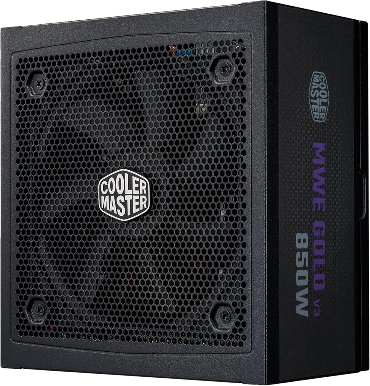 Cooler Master MWE Gold 850 V3  850W Fully Modular Power Supply With 80 Plus Gold Efficiency, ATX 3.1 / PCIe 5.1 ,  12V-2x6 PCIe 5.1 Cable, Zero-RPM Fan Mode | BLACK 