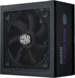 Cooler Master MWE Gold 850 V3  850W Fully Modular Power Supply With 80 Plus Gold Efficiency, ATX 3.1 / PCIe 5.1 ,  12V-2x6 PCIe 5.1 Cable, Zero-RPM Fan Mode | BLACK 