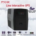 PCE V8 2500VA 1320W Line Interactive UPS : Battery Backup & Surge Protection,  Dual 12V Sealed Lead-Acid Batteries,  LED Indicators, Auto Restart , Surge Protection