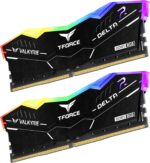 TEAMGROUP T-FORCE x VALKYRIE Crossover 32GB RGB RAM KIT (2x 16GB) DDR5 5600MHz  (PC5-44800) CL40 1.2V , Aluminum Heatsink  | BLACK ~ FF6D532G5600HC40BDC01