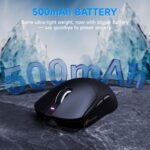 ATTACK SHARK X8 PLUS Wireless Gaming Mouse With PAW3395PRO Sensor, 40,000 DPI, 1K Polling Rate, Tri-Mode Connectivity, 55g SUPERLIGHT, Nano Ice-Feel Coating, And 800mAh Battery | BLACK