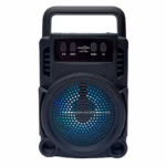 3″ Wireless Bluetooth Speaker GTS-1360 with Extra Bass, 5W Output, SD Card Support, 600mAh Rechargeable Battery, Portable Design, Clear & Powerful Sound - Image 2