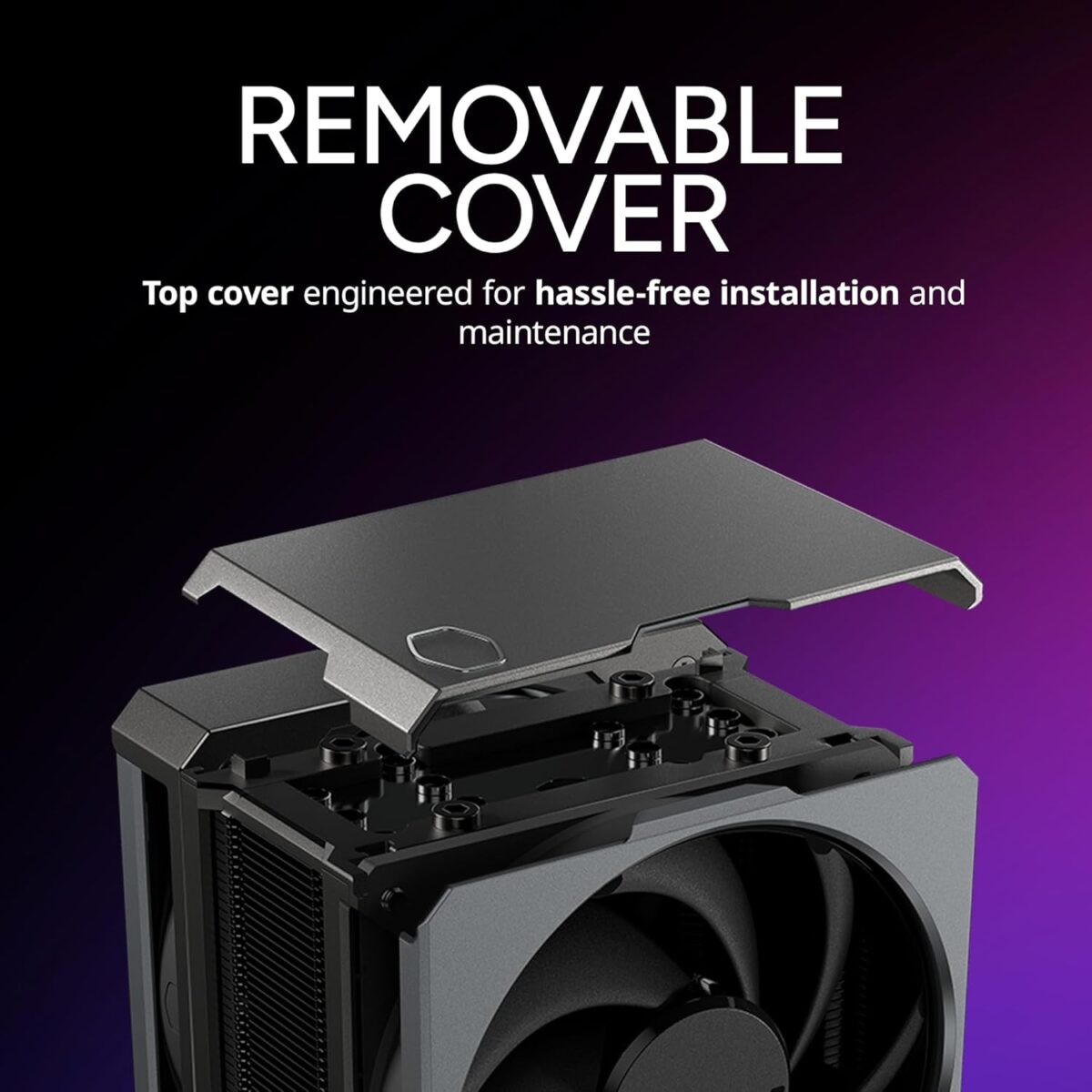 Cooler Master Hyper 612 APEX CPU Air Cooler With Six Superconductive Composite Heat Pipes, Dual Mobius 120P PWM Fans, 159mm Height, AM5 And LGA 1851 Support | Graphite Black 