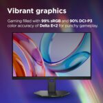 Lenovo Legion 27Q-10 27-inch IPS QHD 240Hz Gaming Monitor , 0.5ms MPRT, FreeSync Premium, G-SYNC Compatible, 99% sRGB , HDR10 Compliance , Tilt - Swivel - Height Adjustable | 68C6GAC4EU
