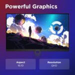 Lenovo Legion 27Q-10 27-inch IPS QHD 240Hz Gaming Monitor , 0.5ms MPRT, FreeSync Premium, G-SYNC Compatible, 99% sRGB , HDR10 Compliance , Tilt - Swivel - Height Adjustable | 68C6GAC4EU