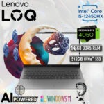 LENOVO AI PC LOQ 15IAX9E Intel® Core i5-12650HX | 16GB DDR5 RAM ; 512GB SSD NVMe® | RTX 4050 6GB | 15.6 inch IPS FHD Display 144Hz | Windows® 11 |Luna Grey