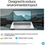 HP 17-cp2025dx : AMD Ryzen 5 7520U | 8GB DDR5 RAM ; 512GB NVMe SSD | AMD Radeon Graphics | 17.3-inch  FHD IPS Display | Windows 11 | Natural Silver 