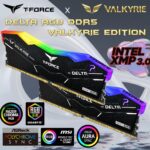 TEAMGROUP T-FORCE x VALKYRIE Crossover 32GB RGB RAM KIT (2x 16GB) DDR5 5600MHz  (PC5-44800) CL40 1.2V , Aluminum Heatsink  | BLACK ~ FF6D532G5600HC40BDC01