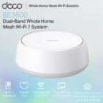 TP-Link Deco BE22 BE3600 Dual-Band Whole Home Mesh Wi-Fi 7 System With MLO, 2882 Mbps 5GHz + 688 Mbps 2.4GHz, Gigabit Ports, HomeShield Security | 1 PACK