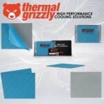 Thermal Grizzly MINUS PAD High Compression 120x100x1.0mm Thermal Pad 2-Pack, High Compressibility, Excellent Thermal Conductivity, Non-Conductive Silicone , for SSDs, GPUs & Electronics | TG-MP-HC-120-100-10-2