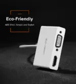 UGREEN USB-C To HDMI + VGA Converter With HDMI 1.4 Support, Dual Display Output, Scratch-Resistant ABS Housing, 15cm Cable, Plug And Play Design | MM123-30843