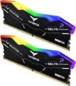 TEAMGROUP T-FORCE x VALKYRIE Crossover 32GB RGB RAM KIT (2x 16GB) DDR5 5600MHz  (PC5-44800) CL40 1.2V , Aluminum Heatsink  | BLACK ~ FF6D532G5600HC40BDC01