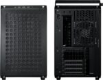 Cooler Master QUBE 500 Flatpack Mid Tower PC Case With Fully Modular Design, Vertical GPU Mount, E-ATX Support, Dual 280mm Radiator Compatibility, USB Type-C | BLACK