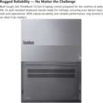 Lenovo ThinkBook 16 G8 IRL : Intel® Core 7 240H | 16GB DDR5 RAM; 512GB NVMe SSD | Intel® Graphics | 16-inch WUXGA IPS Display | Backlit English/Arabic Keyboard | Lenovo® Laptop Bag | DOS | Arctic Grey