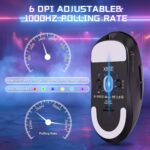 ATTACK SHARK X8SE Wireless Gaming Mouse With PAW3311 Sensor, 25,000 DPI, 1000Hz Polling Rate, Tri-Mode Connectivity, And 500mAh Battery | BLACK