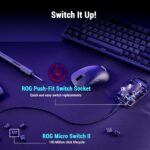 ASUS ROG Harpe Mini Core 52g Wired Gaming Mouse With 12,000 DPI Optical Sensor, ROG Micro Switch II, Push-Fit Switch Sockets, PTFE Feet, 1000 Hz Polling Rate | BLACK 