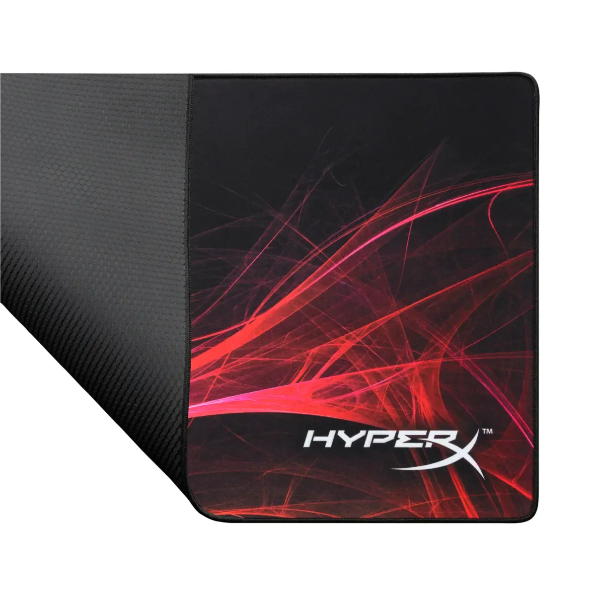 HyperX Gaming Mousepad 90×40cm, Black Red Design, Large Desk Mat with Smooth Control Surface, Anti-Slip Rubber Base, 3mm Thickness - Copy Version - Image 3