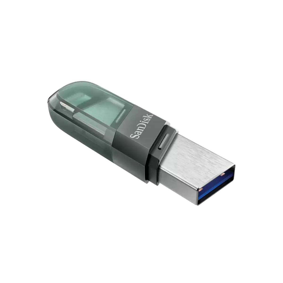 SanDisk iXpand Flash Drive Flip 64GB – Lightning + USB Type-A, USB 3.1 Gen 1, iPhone/iPad Storage Expansion (Sea Green) - Image 3