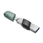 SanDisk iXpand Flash Drive Flip 64GB – Lightning + USB Type-A, USB 3.1 Gen 1, iPhone/iPad Storage Expansion (Sea Green) - Image 6