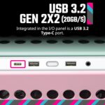 Cooler Master QUBE 500 Flatpack Macaron Edition Mid Tower PC Case With Fully Modular Design, Vertical GPU Mount, E-ATX Support, Dual 280mm Radiators, USB Type-C