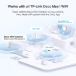 TP-Link Deco X50-Outdoor AX3000 Dual-Band Wi-Fi 6 Outdoor And Indoor Mesh Unit With IP65 Protection, PoE Support, Gigabit Ports, HomeShield Security | 1 PACK