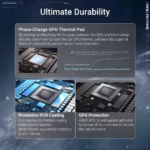 ASUS ROG Astral GeForce RTX 5090 32GB GDDR7 White OC Edition With Quad-Fan Cooling, PCIe 5.0 Interface, 2610 MHz OC Mode, 21760 CUDA Cores, 32GB GDDR7 Memory, And Advanced ROG Thermal Engineering