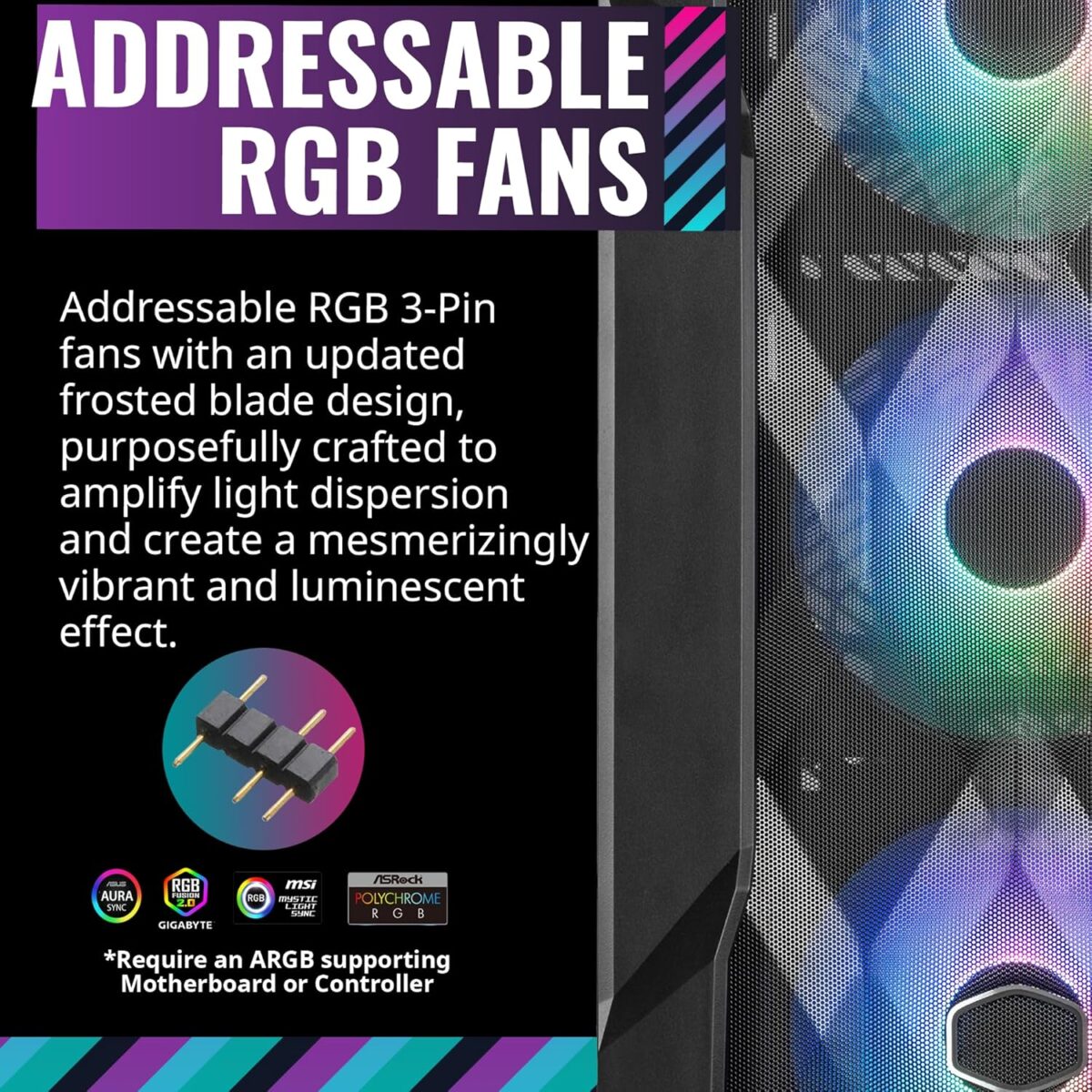 COOLER MASTER MASTERBOX TD500 V2 BLACK CASE