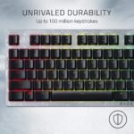 Razer Huntsman Gears 5 Edition Full-Size Wired Gaming Keyboard With RGB Lighting Optical Razer Purple Clicky Switches 10-Key Rollover Aluminum Top Plate