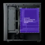 Cooler Master Elite 502 ATX Mid Tower PC Case With Back-Connected Motherboard Support, Mesh Front Panel, 3× ARGB Fans, USB Type-C, 420mm Radiator Support | BLACK 