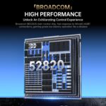 ATTACK SHARK X8 PLUS Wireless Gaming Mouse With PAW3395PRO Sensor, 40,000 DPI, 1K Polling Rate, Tri-Mode Connectivity, 55g SUPERLIGHT, Nano Ice-Feel Coating, And 800mAh Battery | BLACK