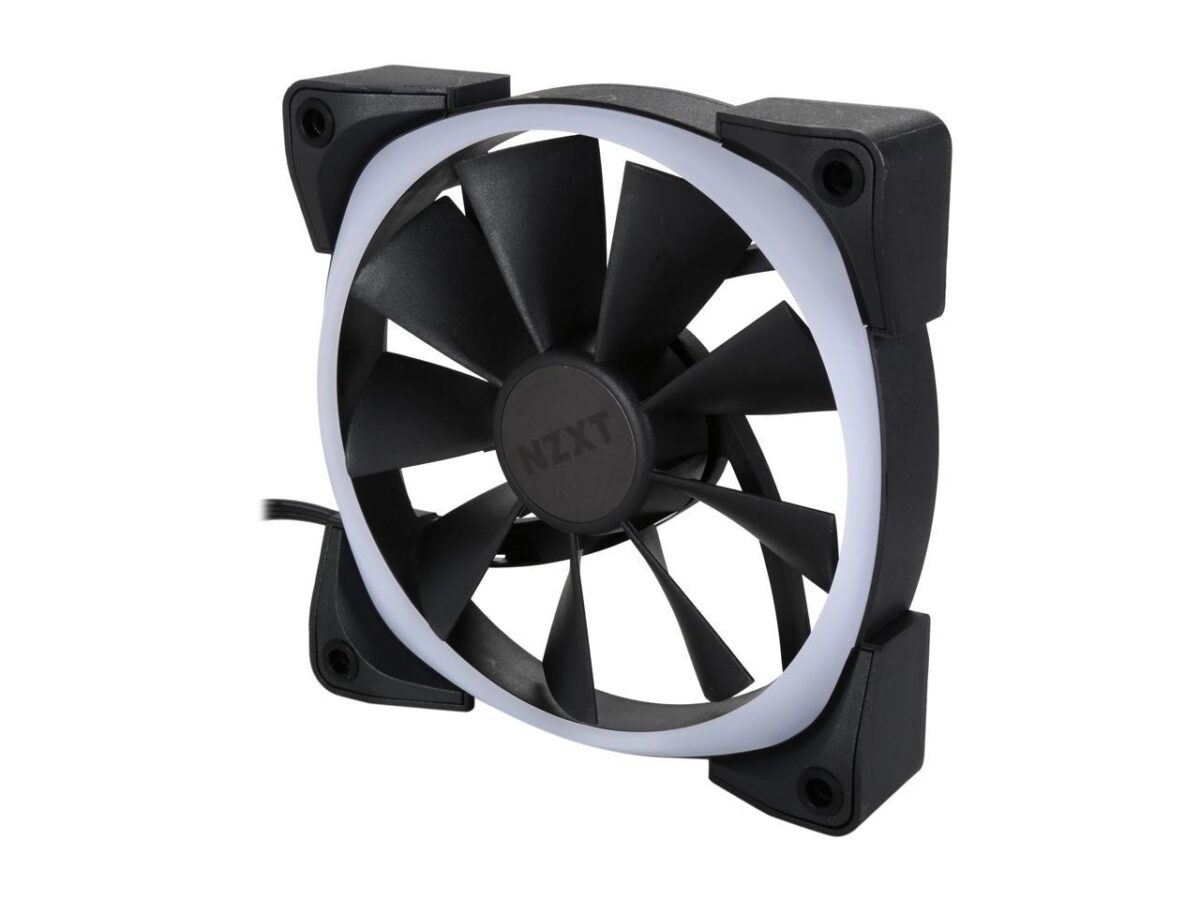 NZXT Aer RGB 2 Twin Starter KIT , 2x RGB Fans with HUE Controller - Image 4