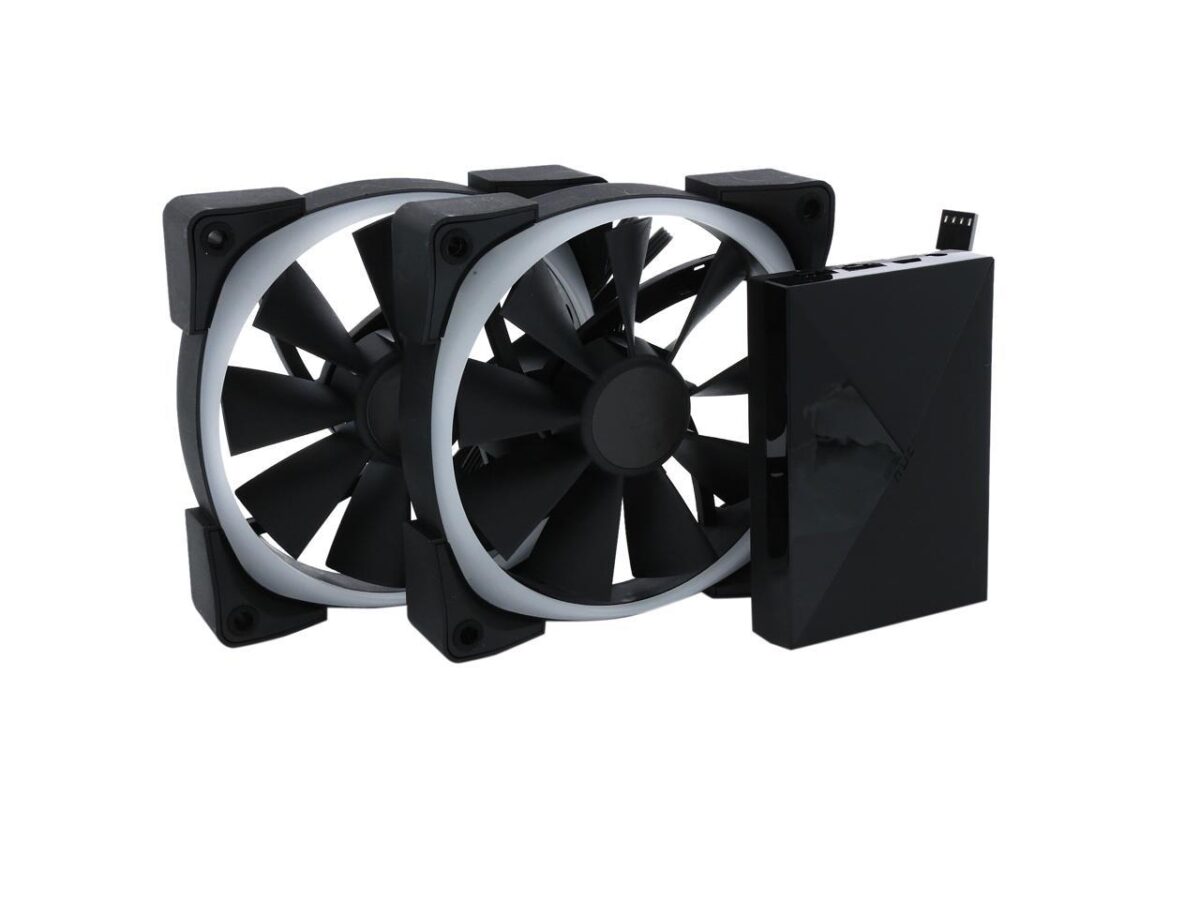 NZXT Aer RGB 2 Twin Starter KIT , 2x RGB Fans with HUE Controller - Image 3