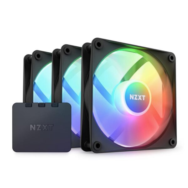 NZXT F120 RGB Core Fan Triple 120mm Case Fan - Black