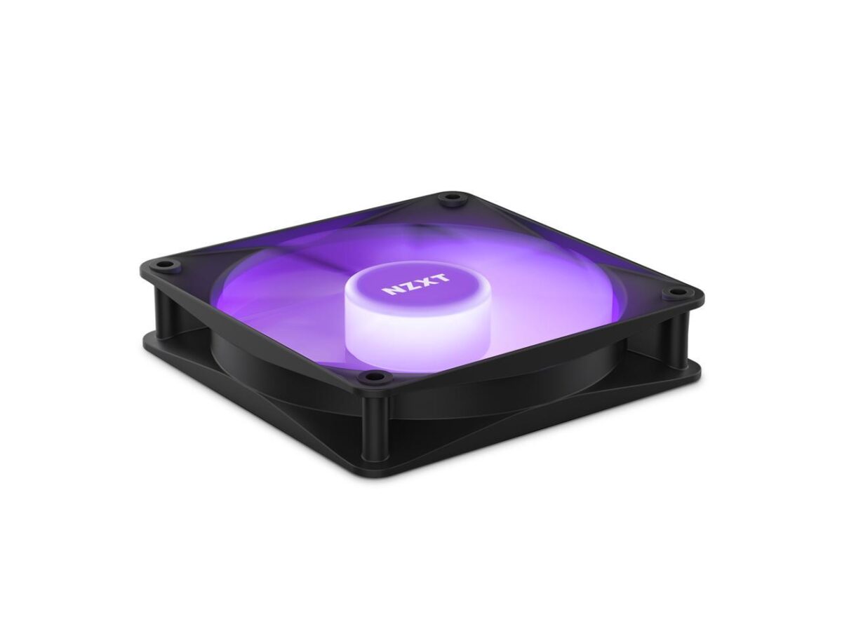 NZXT F120 RGB Core Fan Triple 120mm Case Fan - Black - Image 2
