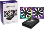 NZXT Aer RGB 2 Twin Starter KIT , 2x RGB Fans with HUE Controller - Image 12
