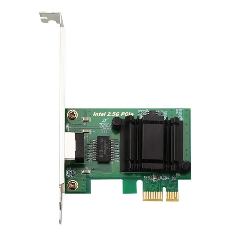 413r2o4bS9L Intel I225 Chipset 2.5 Gigabit Ethernet PCI Express PCI-E Network Interface Card 10/100/1000/2500 Mbps RJ45 LAN Adapter