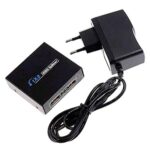 HDMI Splitter 2 Ports 1080P 3D Splitter Ver 1.4 WITH ADAPTER .Connector Type HDMI ; Compatible Devices: Projector, Desktop, Tablet . Cable Type :HDMI