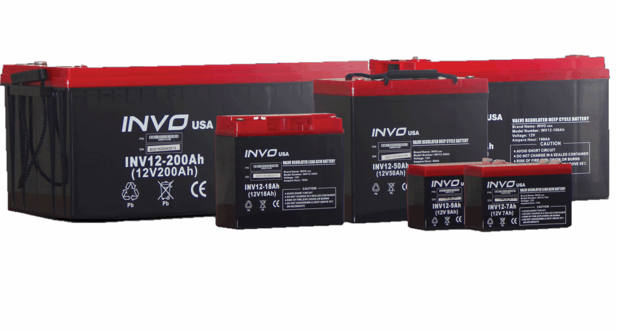 Battery INVO 12V 9 AMP HR Universal Versatile Durable Tab Top Deer Feeder Non-Spillable Sealed Lead Acid Rechargeable Battery from EXPERT ZONE