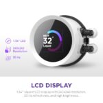 Product Dimensions 4.76"L x 15.51"W x 1.06"H Brand NZXT Voltage 12 Volts Wattage 2.4 watts Cooling Method Water Compatible Devices Desktop Noise Level 33.88 dB Material Rubber Maximum Rotational Speed