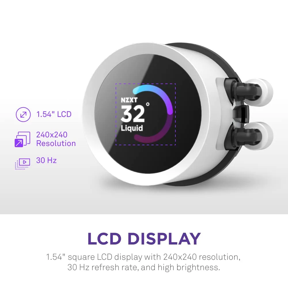 Product Dimensions 4.76"L x 15.51"W x 1.06"H Brand NZXT Voltage 12 Volts Wattage 2.4 watts Cooling Method Water Compatible Devices Desktop Noise Level 33.88 dB Material Rubber Maximum Rotational Speed