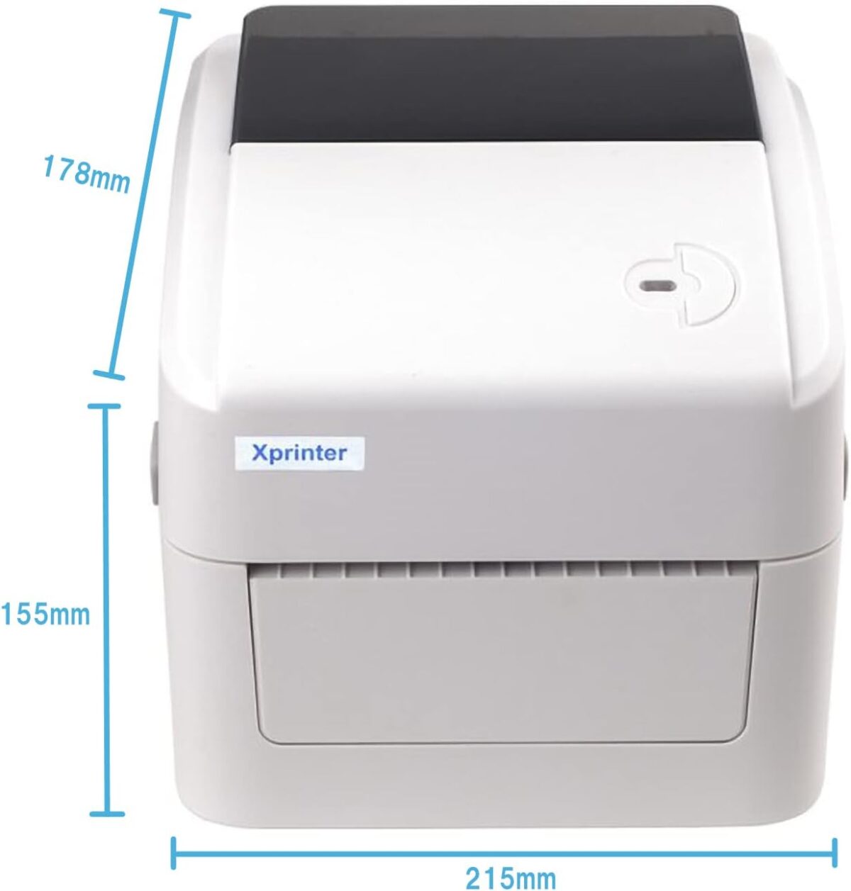 Xprinter XP-420B Direct Thermal Label Printer ; Monochrome printing; Direct thermal ; Maximum Printing Width: 4 Inches .One multi-functional button and one two-color