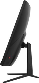 Monitor, 1920 x 1080 (FHD) Curved Gaming Monitor, 1 ms, 250Hz, FreeSync, 1500R, HDMI, DisplayPort, Tilt Adjustable, Black
