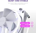 NZXT F140 RGB DUO Cooling Fan - 2 Pack (RF-D14DF-W1) - Image 4