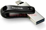 SanDisk 128GB iXpand Flash Drive Go for iPhone and iPad - SDIX60N-128G-GN6NE, Silver
